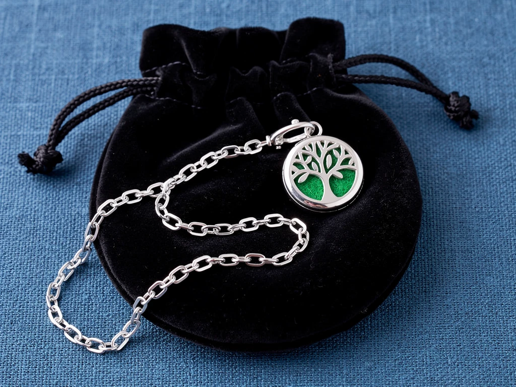 Aromatherapy Necklace - "Tree of Life"